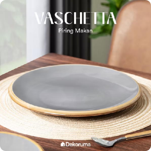 Dekoruma VASCHETTA Piring Makan 27 cm