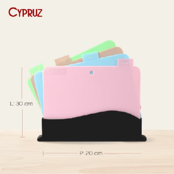 Cypruz Talenan Multifungsi Chopping Board Set Foodgrade 4 Pcs