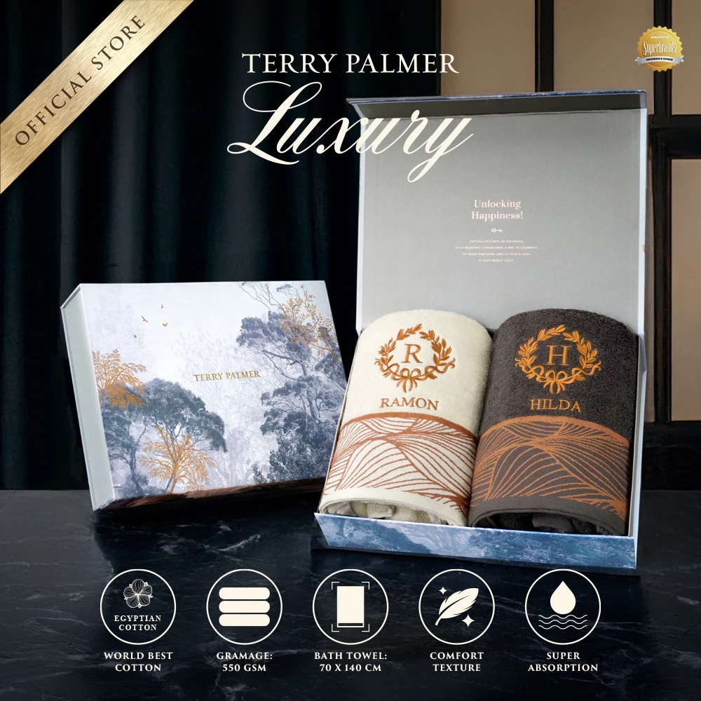 Terry Palmer Luxury - Goldline (Handuk Couple Set)