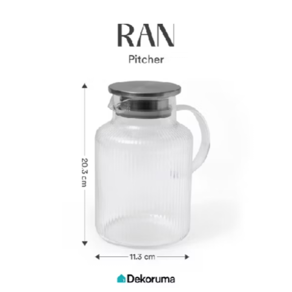 Dekoruma RAN Teko Air Minum Kaca 1.8L