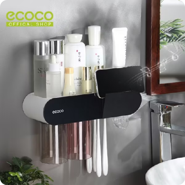 Ecoco Magnetic Toothbrush Rack
