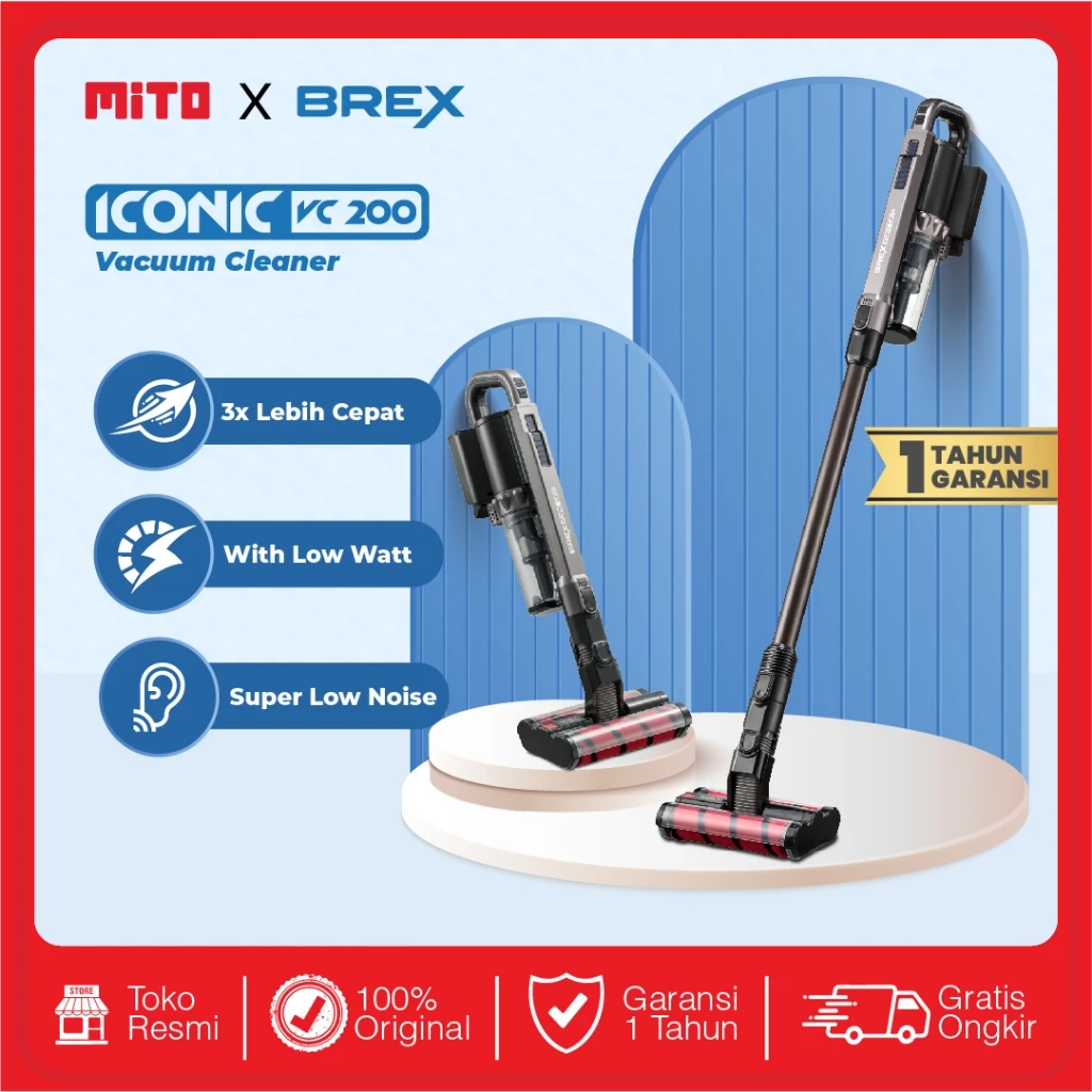 MITO X BREX Iconic VC200 Vacuum Cleaner 8 in 1