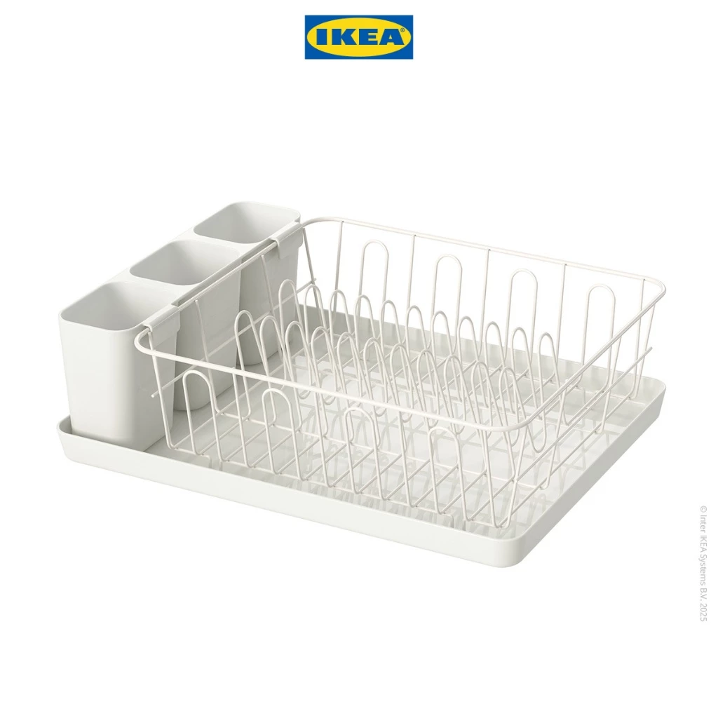 IKEA VARIERA Pengering Piring Serbaguna Putih 42x30cm